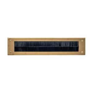 Intersteel TochtweringPosta recht messing getrommeld - 0011.401501