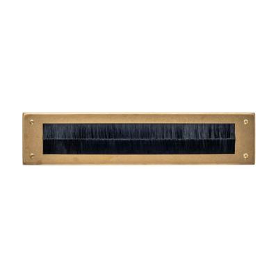 Intersteel TochtweringPosta recht messing getrommeld - 0011.401501
