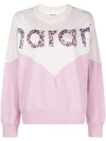 MARANT ÉTOILE sweat Houston à logo imprimé - Rose - thumbnail