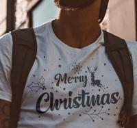 T-shirt Kerstmis Vrolijke kerstsamenstelling