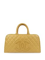 CHANEL Pre-Owned sac fourre-tout à matelassage losanges (2003) - Jaune