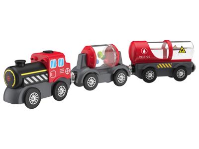 lupilu Elektrische trein met aanhanger (Brandweer-locomotief)