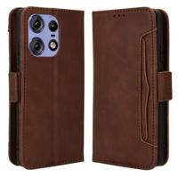 Motorola Edge 50 Pro Cardholder Series Portemonnee Hoesje - Bruin