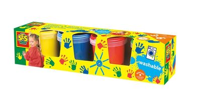 SES Vingerverf, 4 kleuren x150ml