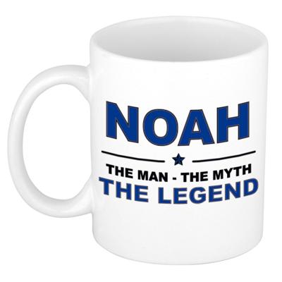 Noah cadeau mok - man myth legend - naam koffiemok - 300 ml - collega - vaderdag