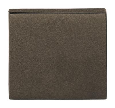 Formani Basics BSQB53 blind afdekplaatje vierkant - brons