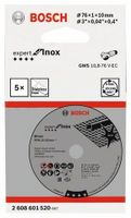 Bosch Accessories 2608601520 Doorslijpschijf Expert voor Inox A 60 R INOX BF, 76 mm, 10 mm, 1 mm - thumbnail