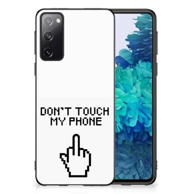 Samsung Galaxy S20 | TPU Hoesje | Finger Don&apos;t Touch My Phone