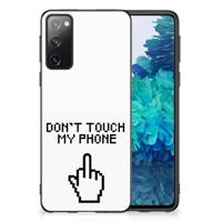 Samsung Galaxy S20 | TPU Hoesje | Finger Don&apos;t Touch My Phone