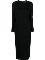 Ralph Lauren Collection robe longue Zinna à manches longues - Noir Ralph Lauren Collection robe longue Zinna à manches longues - Noir