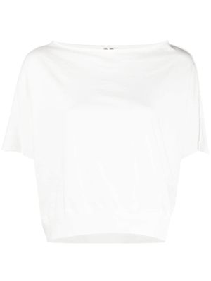 Rick Owens DRKSHDW T-shirt met afwerking - Wit