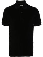 TOM FORD polo en tissu éponge - Noir - thumbnail