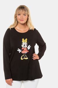 Ulla Popken Shirt, Minnie Mouse motief, A-lijn, ronde hals - Grote Maten Ulla Popken Shirt, Minnie Mouse motief, A-lijn, ronde hals - Grote Maten