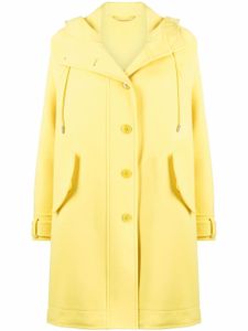 Ermanno Scervino manteau à simple boutonnage - Jaune