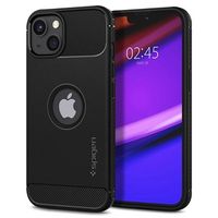 Spigen Rugged Armor iPhone 13 TPU Hoesje - Zwart