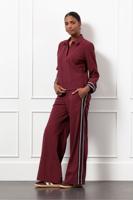 Iggy tape trousers - bordeaux - 13192