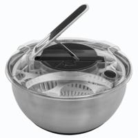 5Five Slacentrifuge / slazwierder / sladroger - RVS - 3,5 liter - Salade spinner