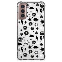 Extreme Case Samsung Galaxy S21 Plus Silver Punk