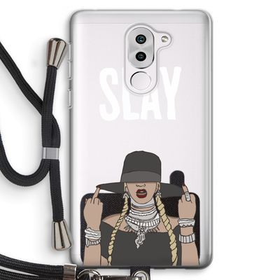 Slay All Day: Honor 6X Transparant Hoesje met koord