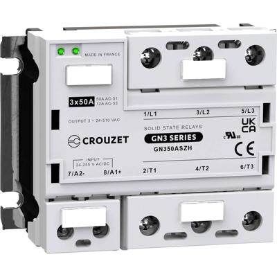 Crouzet Halfgeleiderrelais GN350ASZH 50 A Schakelspanning (max.): 510 V/AC Speciale nuldoorgang 1 stuk(s)