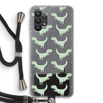 Dinos: Samsung Galaxy A32 5G Transparant Hoesje met koord