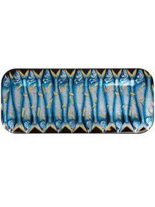 Fornasetti plateau "Sardine" - Bleu