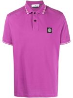 Stone Island polo à patch Compass - Violet