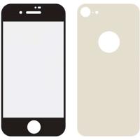 Mobilize Edge-To-Edge Glass Screen Protector Apple iPhone 8 Front and Back Pack Gold Full Glue