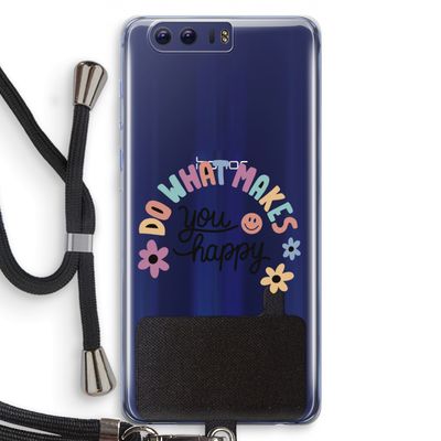 Happy days: Honor 9 Transparant Hoesje met koord