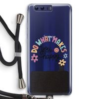 Happy days: Honor 9 Transparant Hoesje met koord