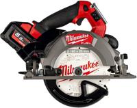 Milwaukee m18 fcsdc165-552c fuel accu cirkelzaag | 165 mm | incl. 2 x m18 hb5.5 accu's en m12-18fc lader | in transportkoffer - 4933499997