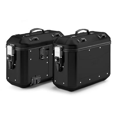 GIVI DLM36 Trekker Dolomiti set zijkoffers, Topkoffers en voor de moto, Zwart aluminium