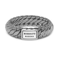 Buddha to Buddha 125BR-SS Ring Ben XS Black Rhodium Shine Silver - thumbnail