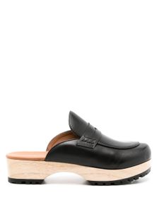 Sarah Chofakian mules Sarah en cuir - Noir