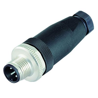 Binder 99 0429 14 04 M12 Connector | Male Recht | A-codering | 4 Polig