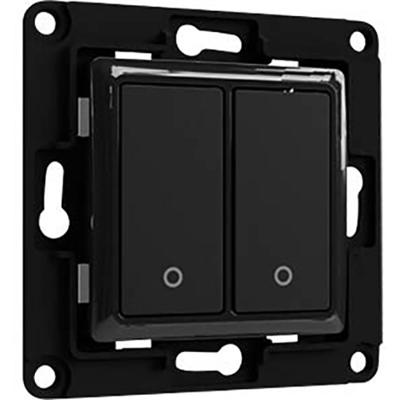 Shelly Shelly Wall switch 2 - black Wandtoets