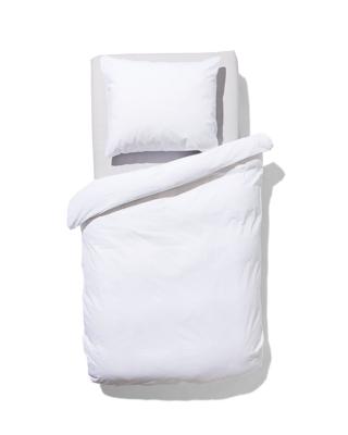HEMA Dekbedovertrek 140x200/220cm zacht katoen wit (wit)