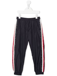 Moncler Enfant pantalon de jogging à coupe fuselée - Bleu