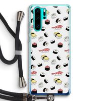 Sushi time: Huawei P30 Pro Transparant Hoesje met koord