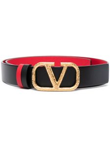 Valentino Garavani ceinture VLOGO en cuir - Noir