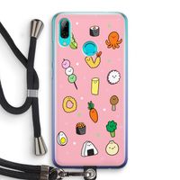 Happy bento friends: Huawei P Smart (2019) Transparant Hoesje met koord