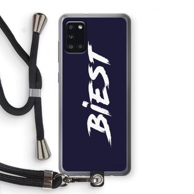 Biest: Samsung Galaxy A31 Transparant Hoesje met koord