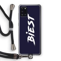 Biest: Samsung Galaxy A31 Transparant Hoesje met koord