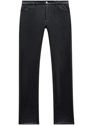Courrèges pantalon Reedition à coupe droite - Noir