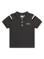 BOSS Kidswear chemise en coton à détails rayés - Gris - thumbnail