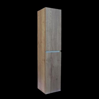 Kolomkast Sanilux Trendline Met Greeplijst Aluminium 160x35x35 cm Tabak Oak Sanilux