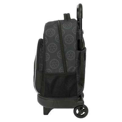 Schoolrugzak met Wielen Star Wars Rebellion Zwart 33 x 45 x 22 cm