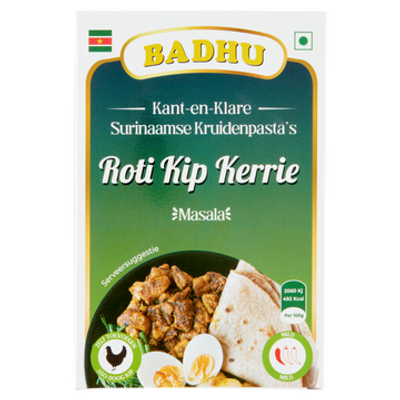 Badhu Roti Kip Kerrie Masala 100g bij Jumbo