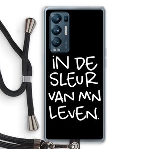 De Sleur: Oppo Find X3 Neo Transparant Hoesje met koord