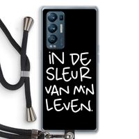 De Sleur: Oppo Find X3 Neo Transparant Hoesje met koord De Sleur: Oppo Find X3 Neo Transparant Hoesje met koord